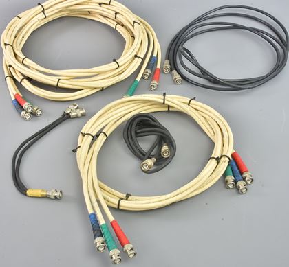 various-BNC leads, nice lot inc splitter